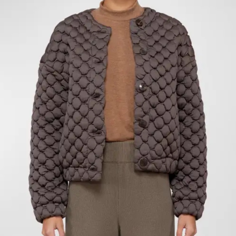 ISO Leset Brown Quilted Jacket